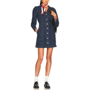 Rails 'Lisette' Blue Cotton Mini Dress Size S